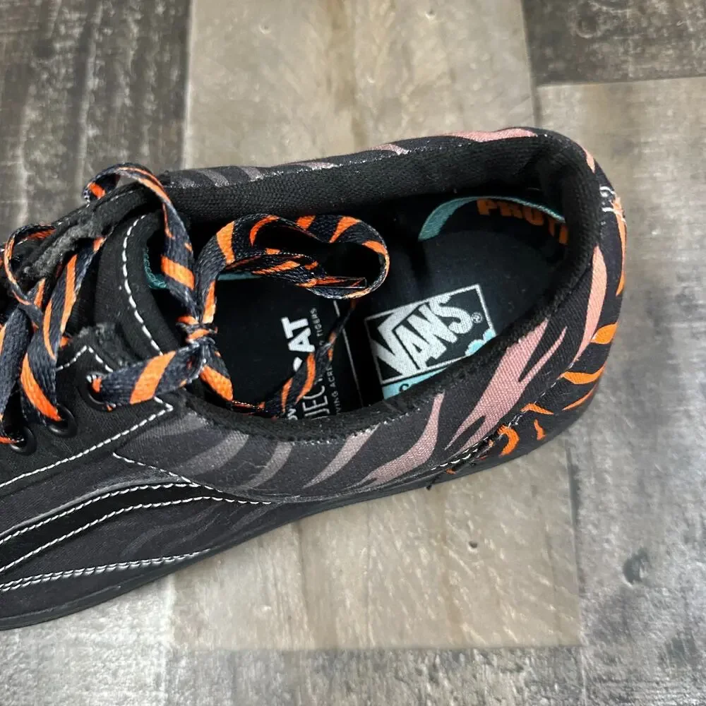 Vans Old School Discovery Project Cat Tiger Shoes Mens Sizes 13 Stripes Orange‎